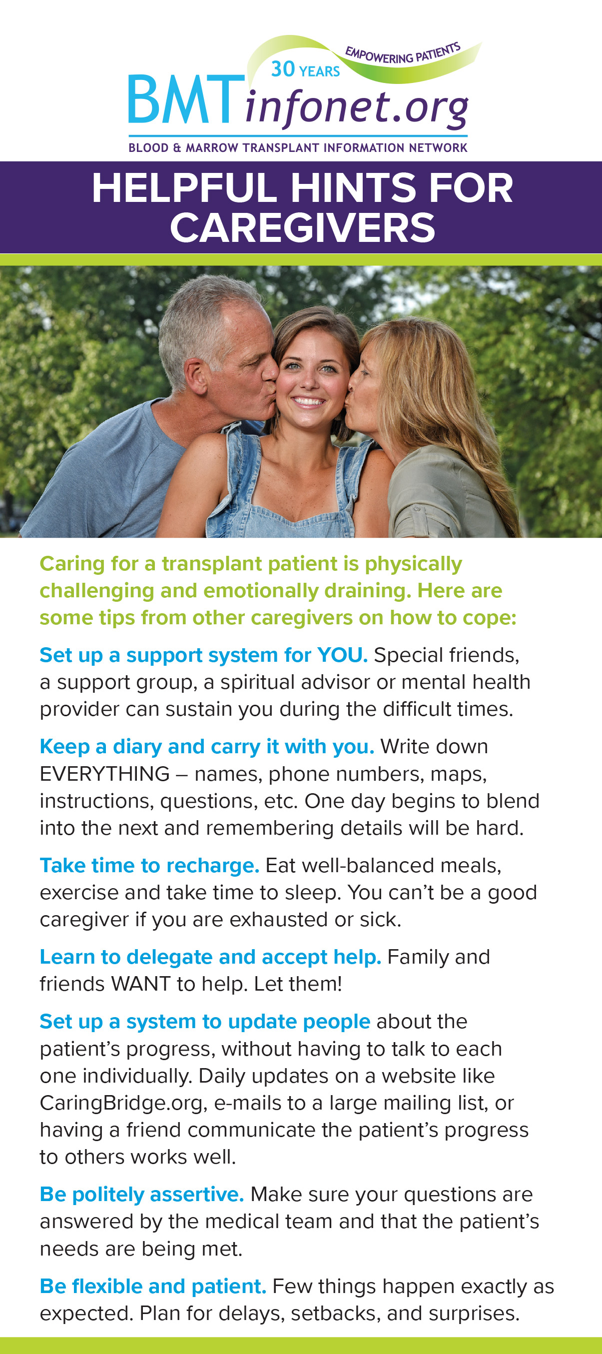 Caregiver Rack Card