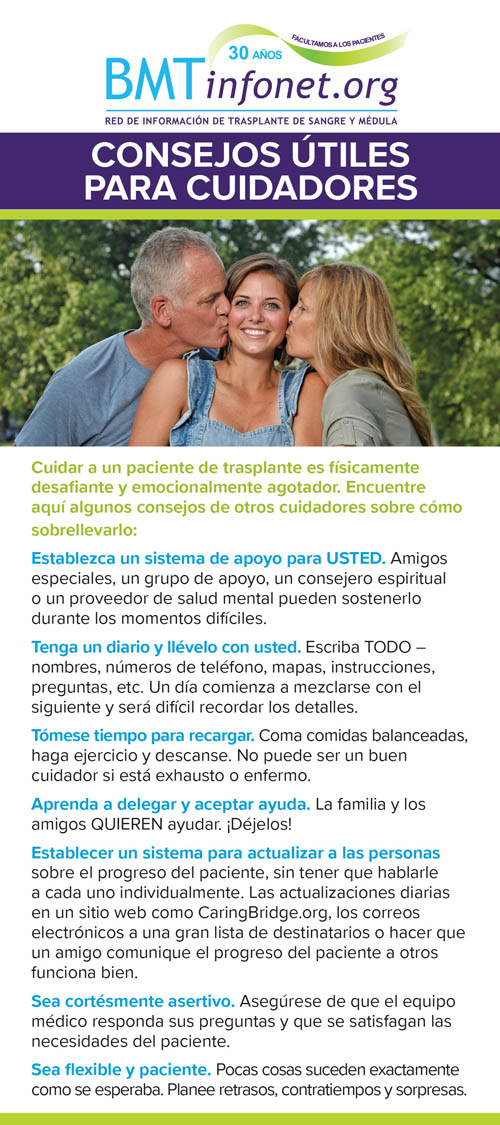 Caregiver Rack Card - Spanish